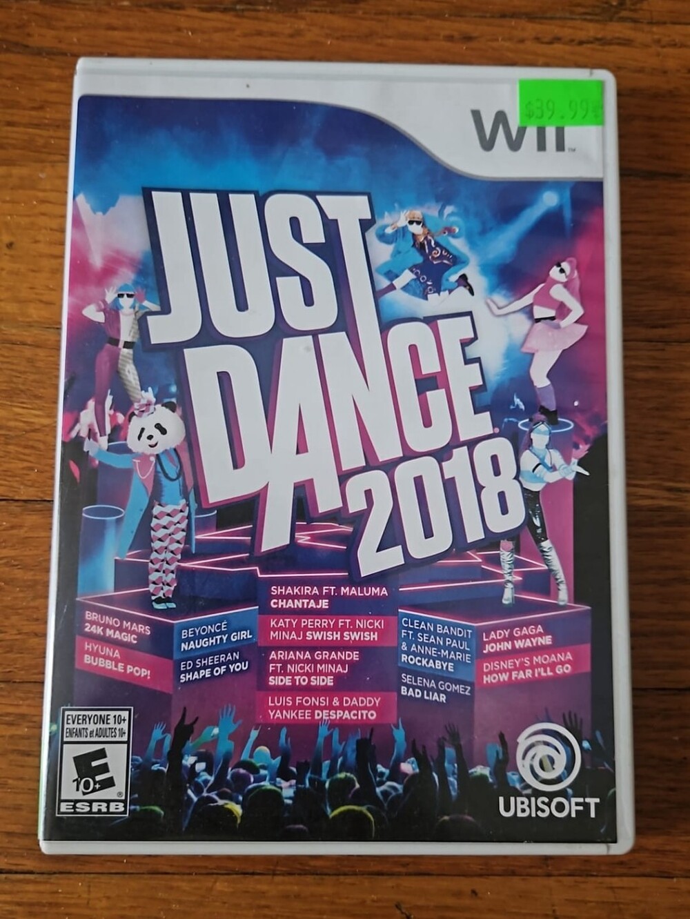 Just Dance 2018 (Nintendo Wii, 2017)